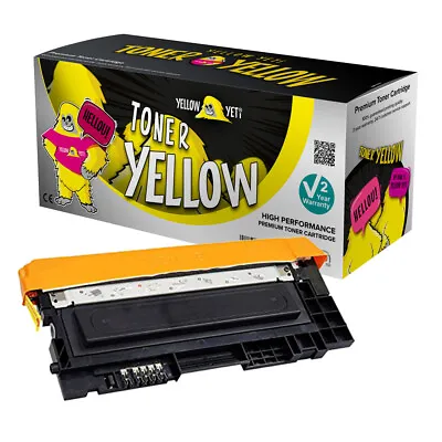 1 Yellow Toner For Samsung Laser CLX-3305 CLP-360  C410W C460FW C467W  CLT-406 • £5.46