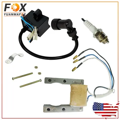 Magneto Stator Spark Plug Ignition Coil CDI Kit 49cc 60cc 66cc 80cc Engine Bike • $13.99