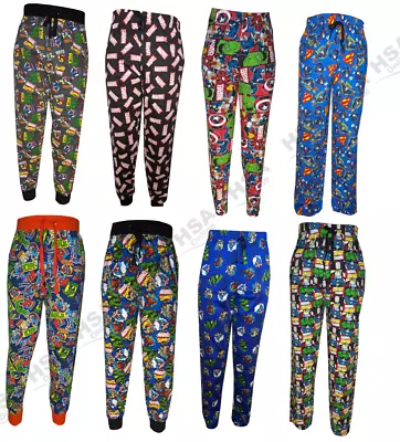 Mens Character Pyjama Bottoms Lounge Pants Marvel / DC Comics Christmas Gift • £10.50