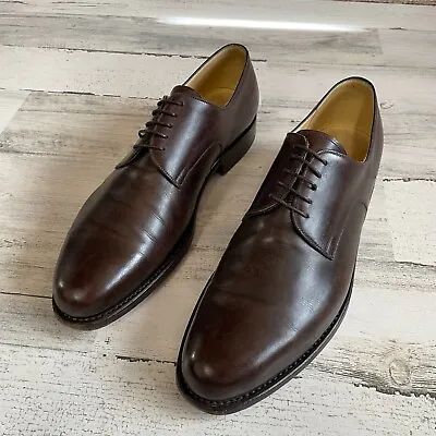 Vass Budapest Brown Derby Shoes Size 8.5 • $199.99