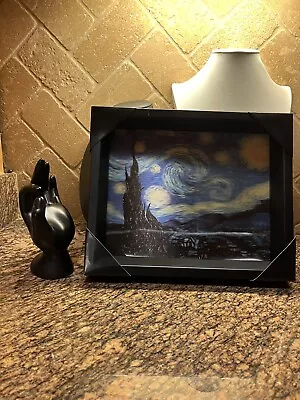 Vincent Van Gogh Starry Night Framed 3D Art Print 8x10 New • $15.99