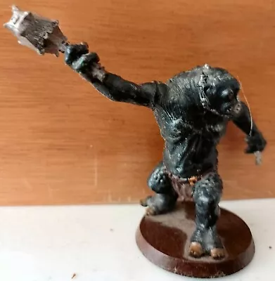 GW Lord Of The Rings Metal Moria Cave Troll With Hammer • £1.20