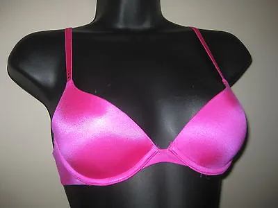 Victoria's Secret Biofit Uplift Demi Bra Berry Pink 34 A • $29.99