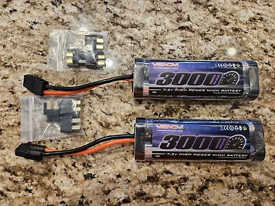 VENOM 7.2v High Power NiMH 3000mAh 6 Cell Battery 6S *USED*  Qty-2  Univ. Plug • $30