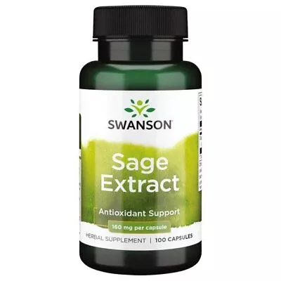 Swanson Sage Extract 160mg - 100 Caps • £16.49