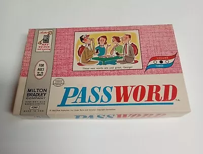Vintage Milton Bradley 1963 Password Board Game #4260 - Complete • $7