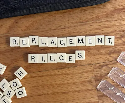 Scrabble Travel Folio Replacement Plastic Snap Letter Tiles + Parts YOU CHOOSE! • $1