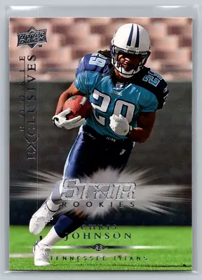 2008 Chris Johnson ROOKIE Upper Deck Star Rookie Exclusives #RE10 Titans • $1.59