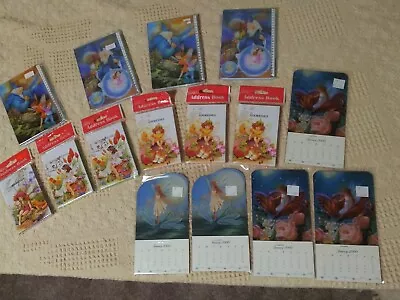 10 Fairy Address Books And 5 Calendars/Party Favors/Gift Bag Fillers • £9.50