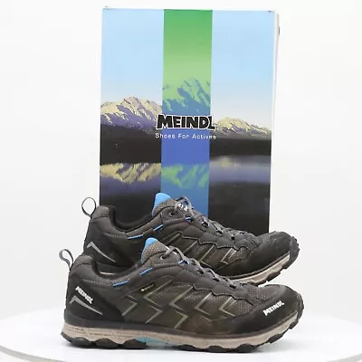 Meindl Activo Gtx Mens Shoes Uk 8 Eu 42 Grey Blue Rrp £170 Oc • £77.07