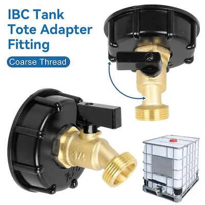 IBC Tote Adapter S60x6 2'' Fine Thread Adapter For 275-330 Gallon IBC Tote Tank • $13.99