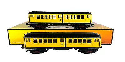 30-2758-3 MTH O-Gauge Metropolitan Work Train 2-Car Lo-V Non-Powered Subway Set • $289.95