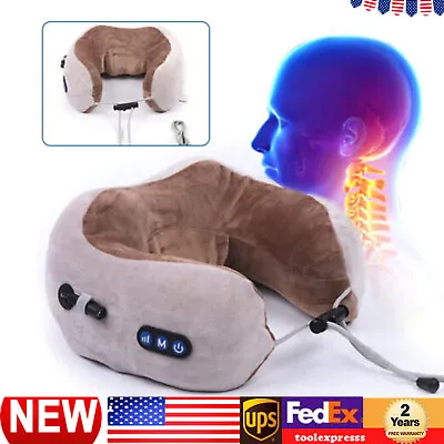 Shiatsu Shoulder Neck And Back Massager Pillow With Heat Deep Kneading Pillow • $32