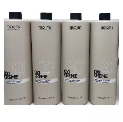 MAXIMA OXICREME HAIR COLORING / BLEACHING PEROXIDE CREME 1000ml • £8.49