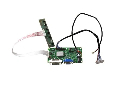$22.99 • Buy DVI VGA LVDS LCD Controller Board Kit For 12.1  LQ121K1LG52 1280x800 LCD Screen