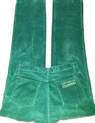 Vtg. Gloria Vanderbilt For Murjani Green Corduroy Pants Sz. 10 Mom Jeans Retro • $34.99