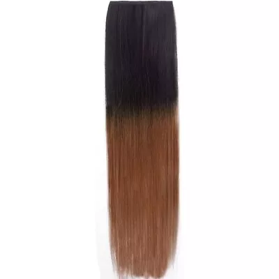 £19.99 • Buy Premium Clip In Ombre Human Hair Extensions Dip Dye Hair Weft - 1B/30 16  NEW