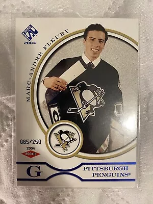 2003-04 Pacific Private Stock Reserve Rc Rookie Marc Andre Fleury /250 • $27.01