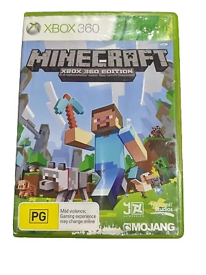 Minecraft Xbox 360 No Manual PAL Not Tested Few Scratches • $10