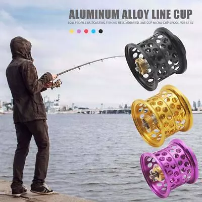 Aluminum Alloy Baitcasting Fishing Reel Modified Line Cup For DAIWA Steez/SS SV • $23.89