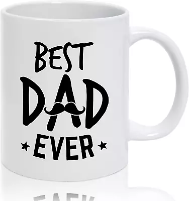 Best Dad Ever Coffee Mug Gifts For Dad Men Grandpa Fathers Day Coffee Tea Mug No • $21.24