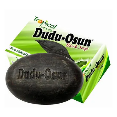 $9.01 • Buy 2 X Tropical Naturals Dudu Osun Black Soap,Psoriasis,Eczema,Acne,Fungus 150GM **