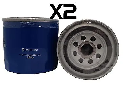X2 Oil Filter Suits Z89A FORD CORTINA TF ESCORT FALCON V8 AU AUII AU3 TRANSIT VG • $8