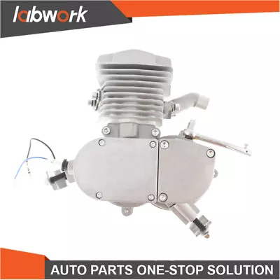 Labwork 80cc 2 Stroke Gas Engine Motor For Motorized Bicycle Bike Cycle Silver • $61.47