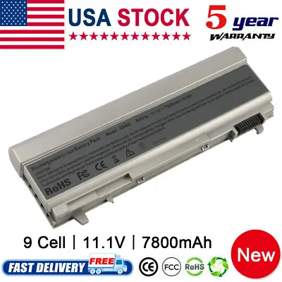 7800mAh Battery For Dell Latitude E6400 E6500 E6410 E6510 9-Cell 4M529 F8TTW PC • $23.99