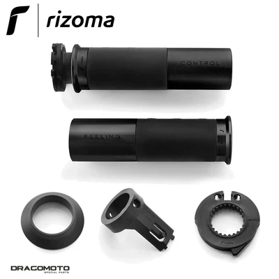 $111.77 • Buy BMW R Nine T 1200 Pure 2017-2019 Grips Icon RIZOMA GR225B GR421B Black