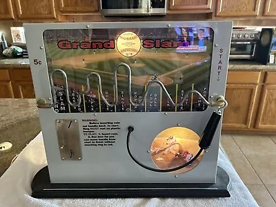 Restored  Vintage 5 Cent Coin-Op Baseball BOOZ BAROMETER Man Cave Arcade Game • $1200