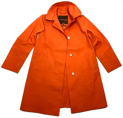 Genuine Handmade Mackintosh 100% Bonded Cotton Raincoat Mens 36 Made In Scotland • $149.95