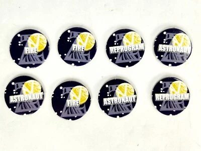 $7.99 • Buy Zathura Board Game Replacement Defense Tokens Chips 8 Pieces