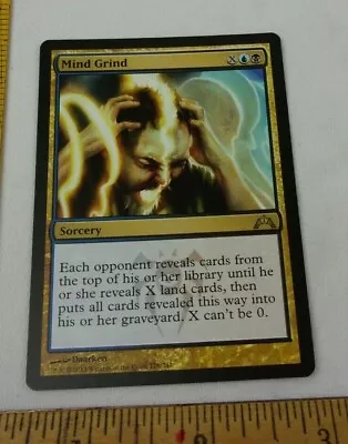 Mind Grind MTG Magic The Gathering Card VINTAGE Rare • $4.95