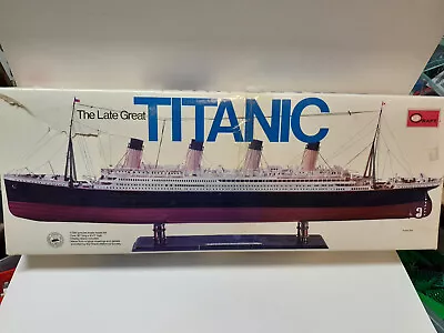 RMS TITANIC Model Kit. Wooden - Brass Parts - Partialy Made  HUGE!! MINICRAFT • $283