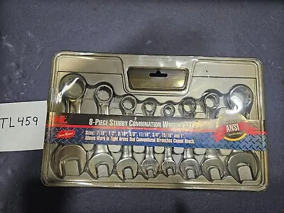 Michigan Industrial Tool (mit) 8pc Combination Stubby Wrench Set Sae (tl459) • $17.95