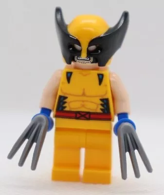 Wolverine W/ Mask + Claws Marvel X-Men 76202 Super Hero LEGO® Minifigure • $16.70