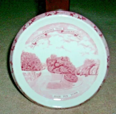 Old English Staffordshire Porcelain Plate Mohawk Trail Hair Pin Turn. Mass. 6.5  • $39