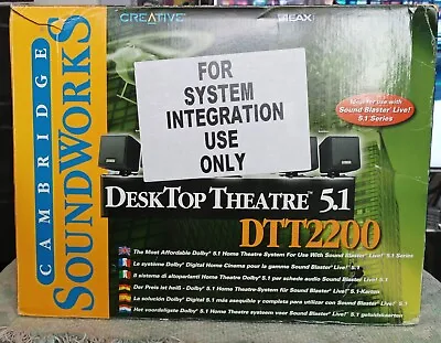 Cambridge Soundworks Desktop  Theatre 5.1 Speaker System Dtt2200 • £118