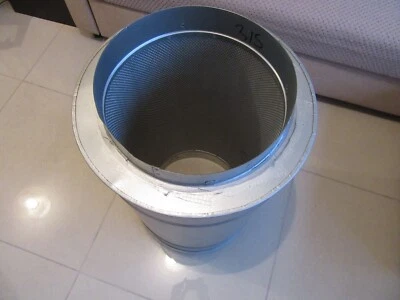 12  Inch 315mm Hydroponic Metal Duct Extractor Fan Silencer Intake VGC • £39.99