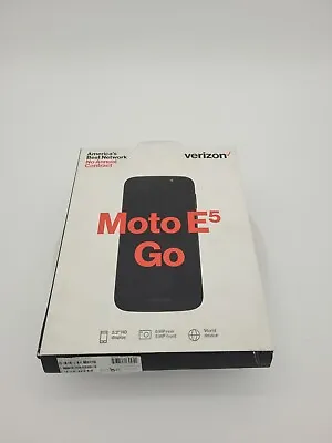 Motorola Moto E5 Go - 16GB - Black (Verizon) (Single Sim) 4G LTE No Contract NIB • $49.50