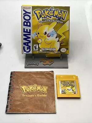 $279.96 • Buy Pokemon Yellow Version Complete CIB GameBoy Special Pikachu Edition Nice!