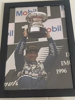 Damon Hill Signed Picture  • £10