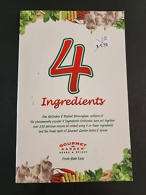 4 Ingredients Cook Book - Kim McCosker - Paperback • $9