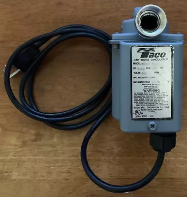 Taco 003-ST4 Series 003 Stainless Steel Circulator 1/40 HP 115 V 3250 RPM • $249
