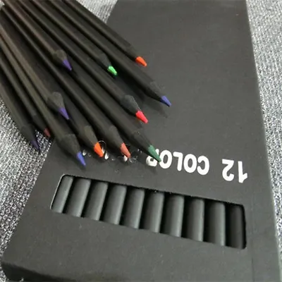 12Pcs Colorful Sketch Drawing Charcoal Pencil For Artist Sketching Drawing Set • £6.35