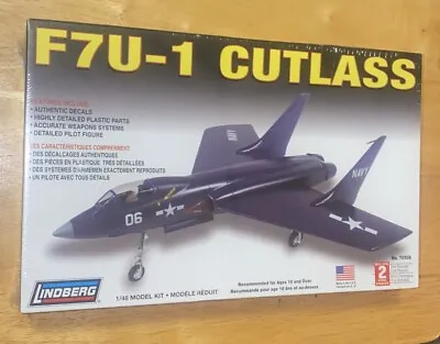 NEW Lindberg F7U-1 Cutlass 1/48 Scale Model Kit 70506 SEALED! • $32.99