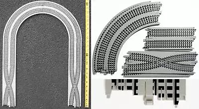 TYCO HO Slot Car CRISS CROSS OVER & CURVE Race Track Add ON Lane Changer • $6.49