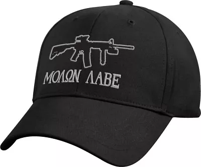Black Molon Labe Sniper Rifle Deluxe Low Profile Baseball Hat Cap • $16.99