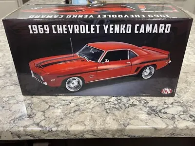 ACME 1969 Chevrolet Yenko Camaro Hugger Orange With Black Stripes 1/18 1 Of 546 • $139.95